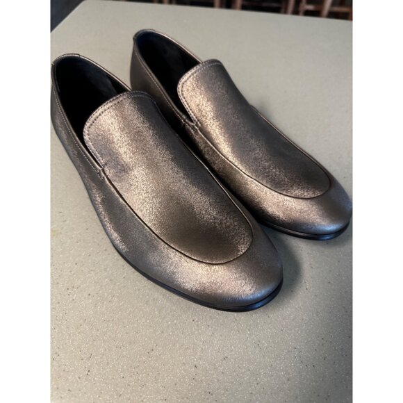 Calvin Klein "Nicco" Embossed Leather Loafers Mens 9